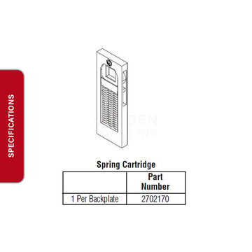 HOPPE HLS7 Series Multipoint Lock Spring Cartridge - 2702170